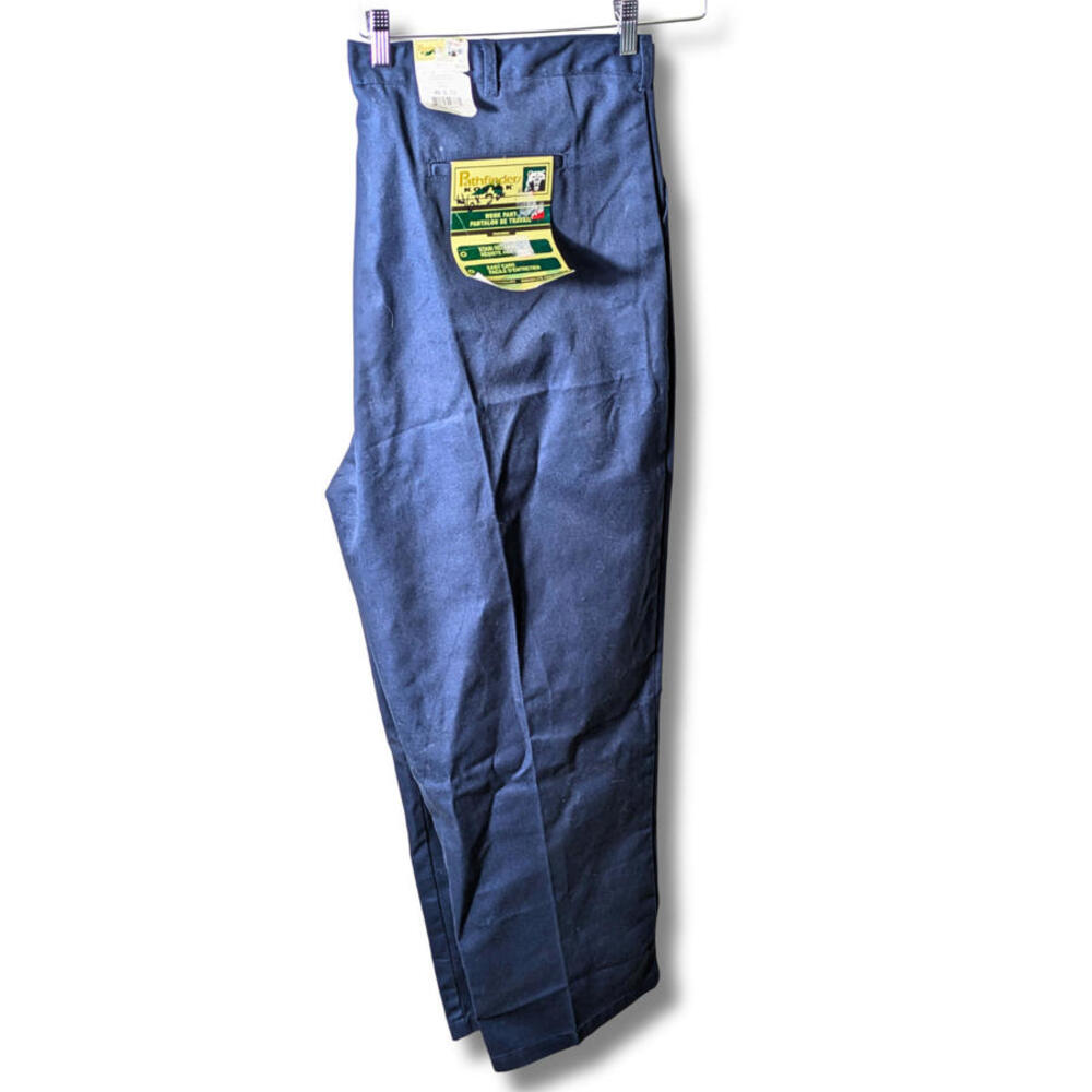 New Kodiak Pathfinder Work Pants Men's 48x32 Navy Blue Stain Release NWT